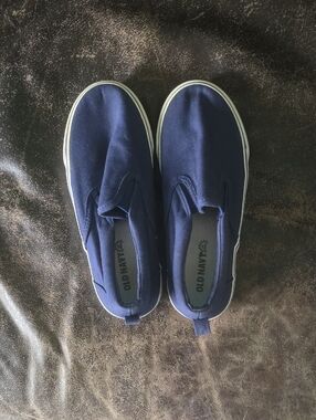 Old Navy Navy Canvas Slip-On Sneakers